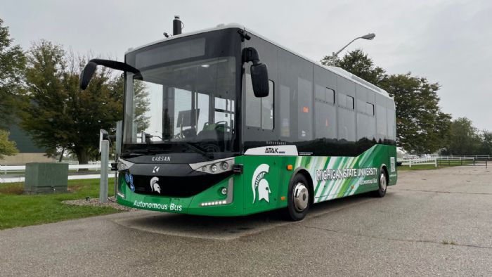 Το Πανεπιστήμιο του Μίσιγκαν δοκιμάζει το Karsan Autonomous e-ATAK, το πρώτο αυτόνομο, ηλεκτρικό λεωφορείο παραγωγής του κόσμου.